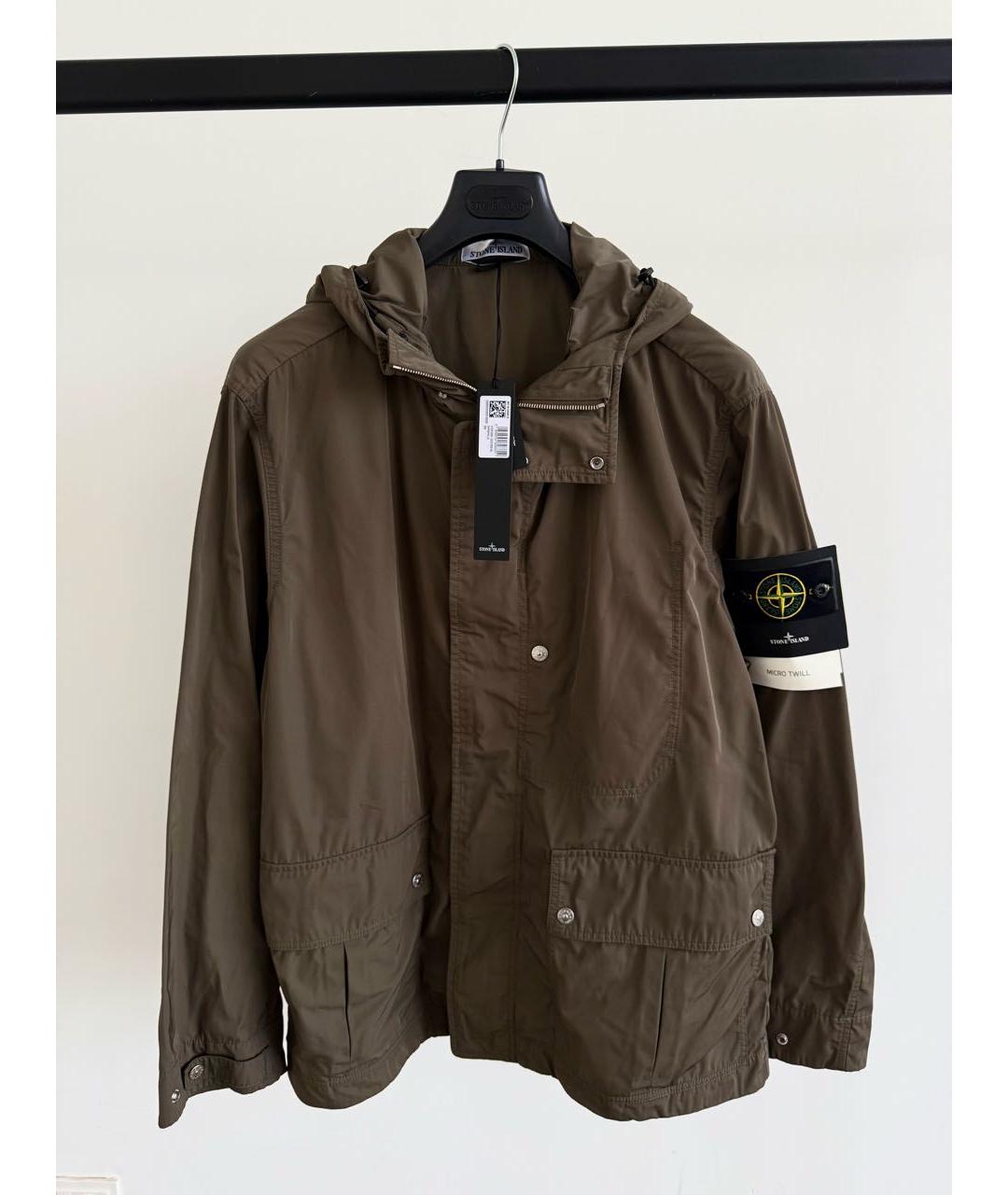STONE ISLAND Коричневая куртка, фото 2
