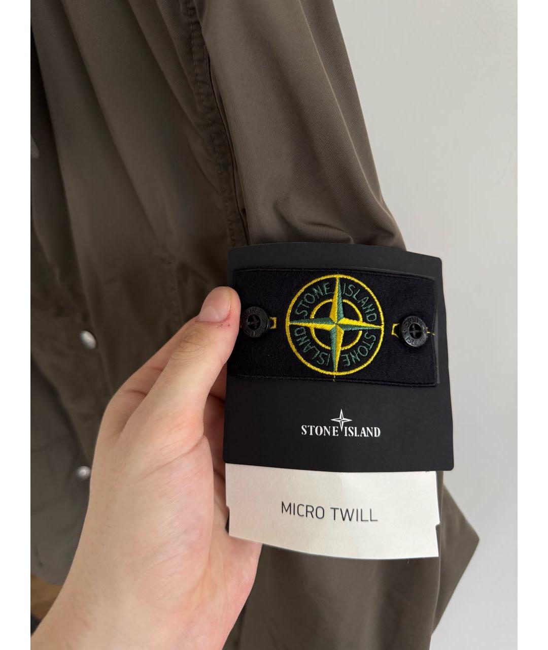 STONE ISLAND Коричневая куртка, фото 5