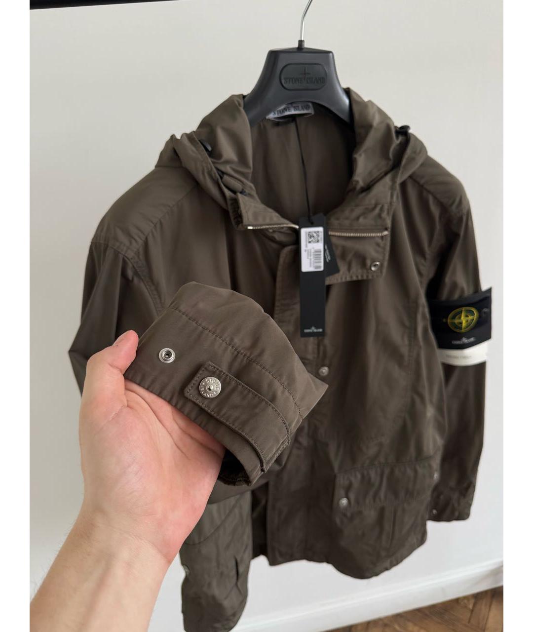 STONE ISLAND Коричневая куртка, фото 4