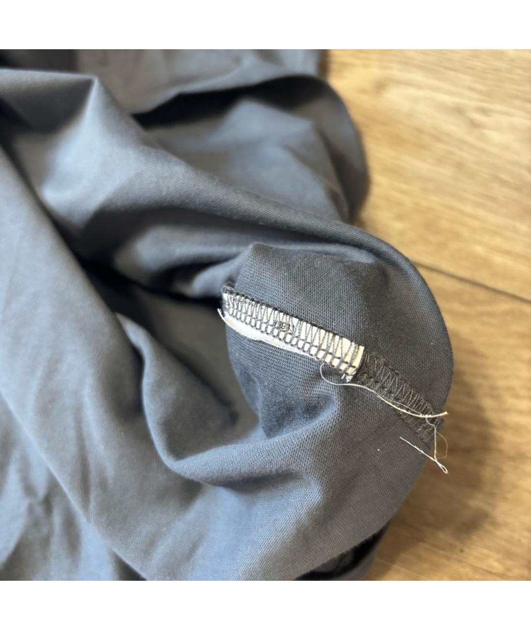 ARMANI EXCHANGE Антрацитовая хлопковая футболка, фото 7