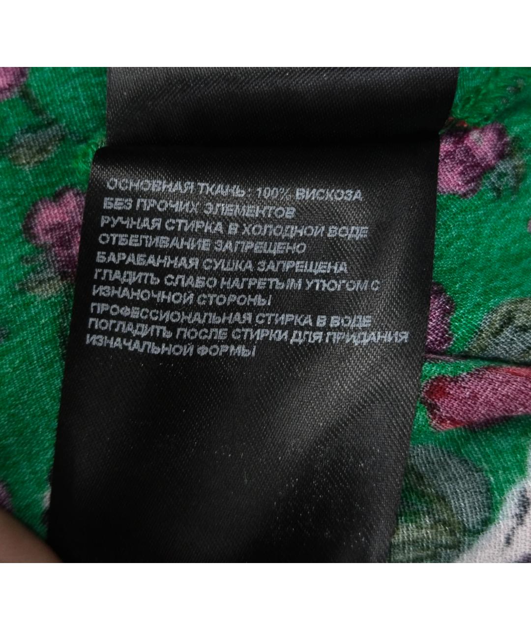 BA&SH Зеленые вискозное повседневное платье, фото 6