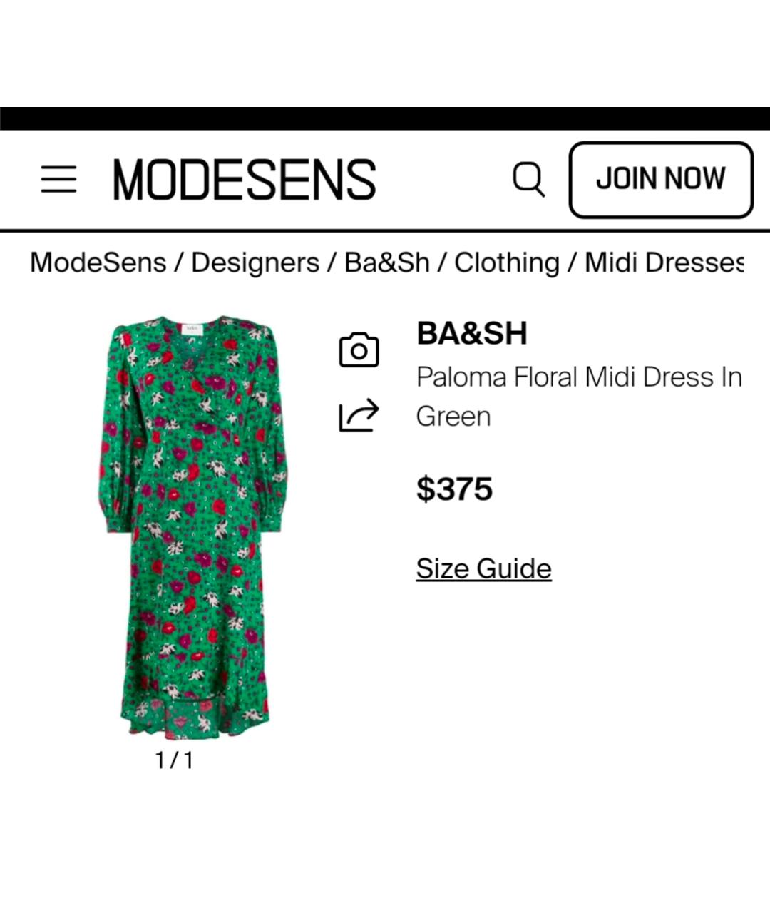 BA&SH Зеленые вискозное повседневное платье, фото 8