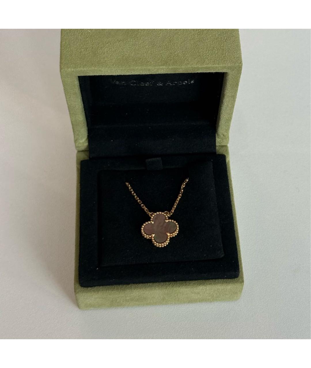 VAN CLEEF & ARPELS Серое колье из розового золота, фото 3