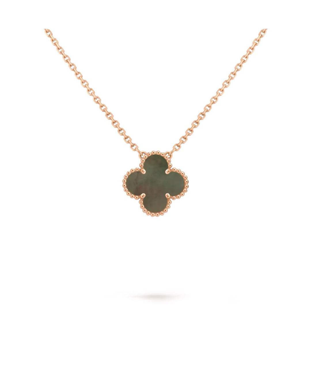 VAN CLEEF & ARPELS Серое колье из розового золота, фото 8