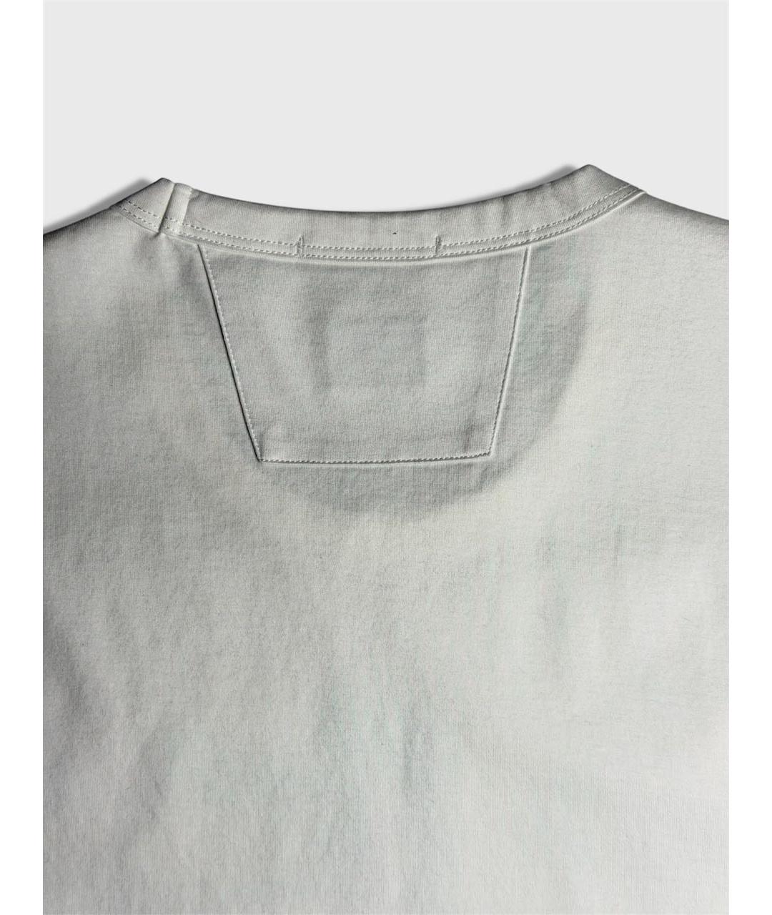 CP COMPANY Белая хлопковая футболка, фото 5