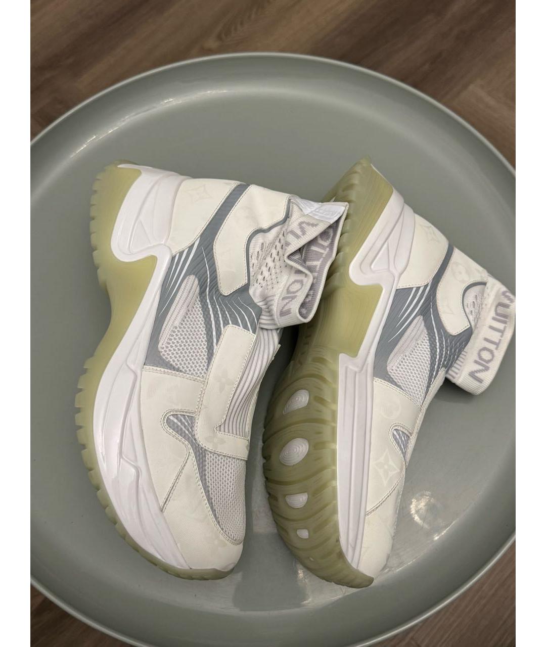LOUIS VUITTON Белые кроссовки, фото 4