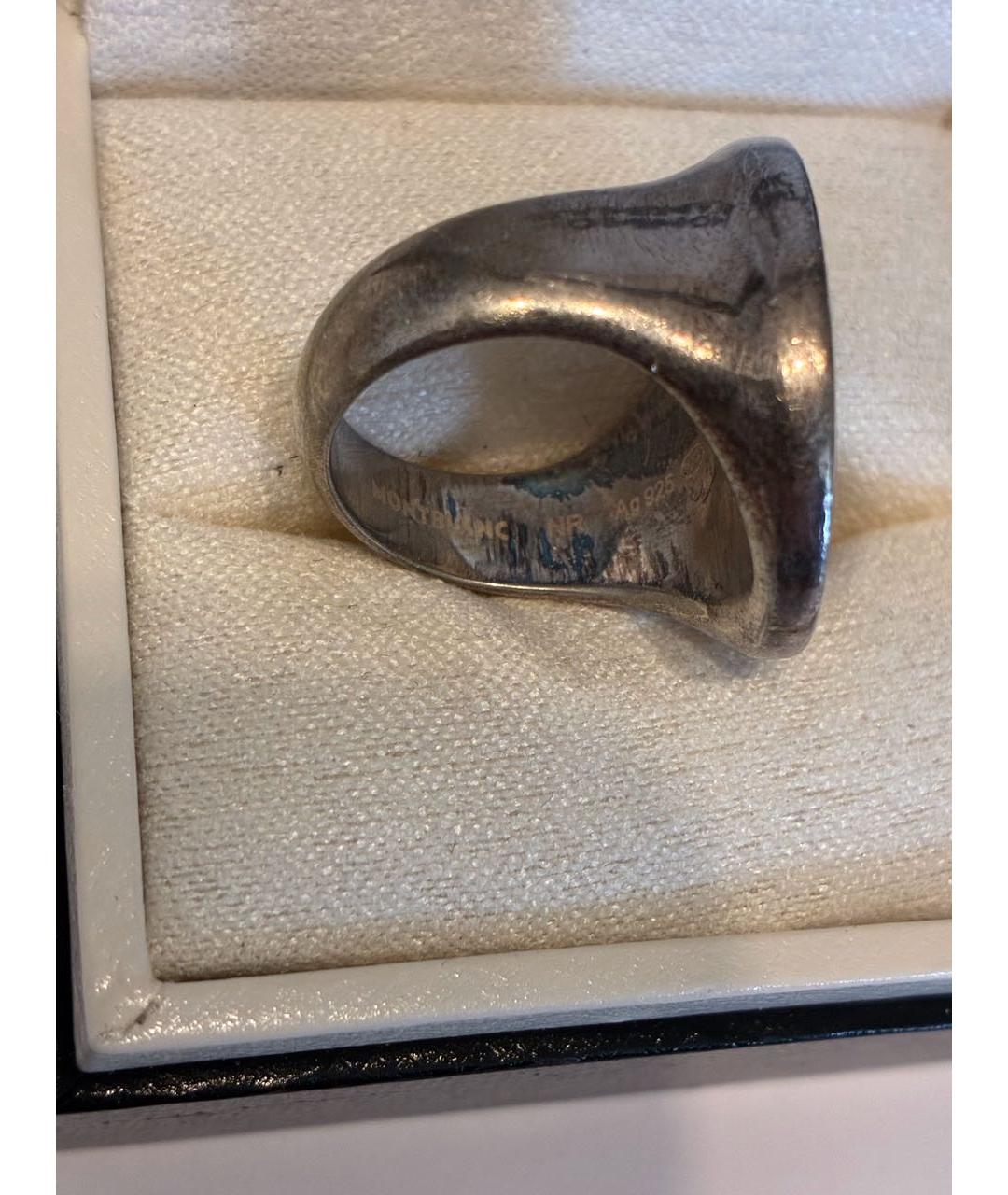 MONTBLANC Серебряное серебряное кольцо, фото 2