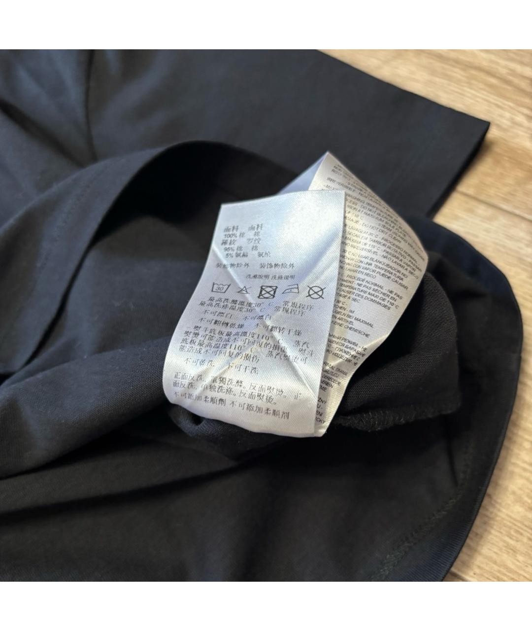 ARMANI EXCHANGE Черная хлопковая футболка, фото 7