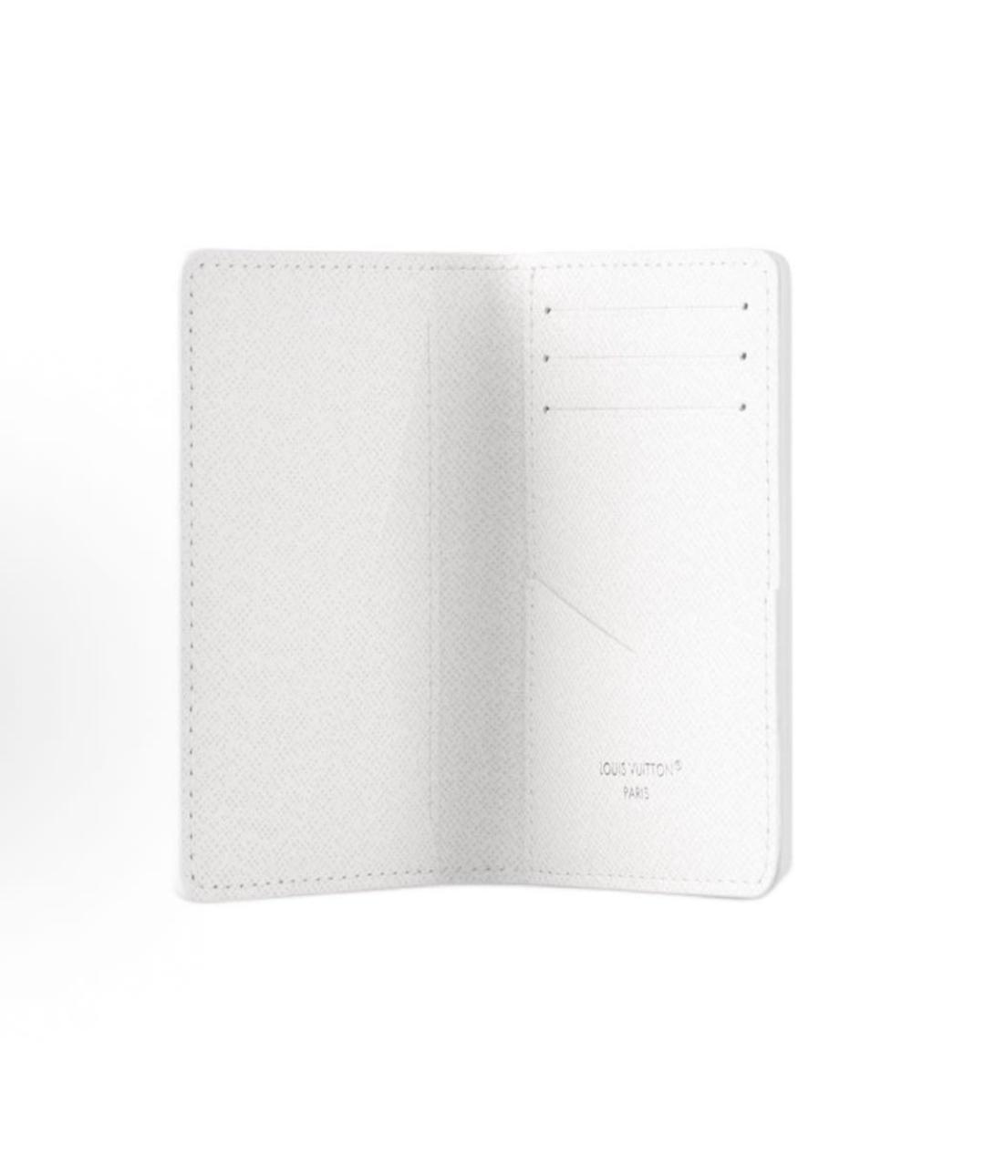 LOUIS VUITTON Белый кожаный кошелек, фото 3