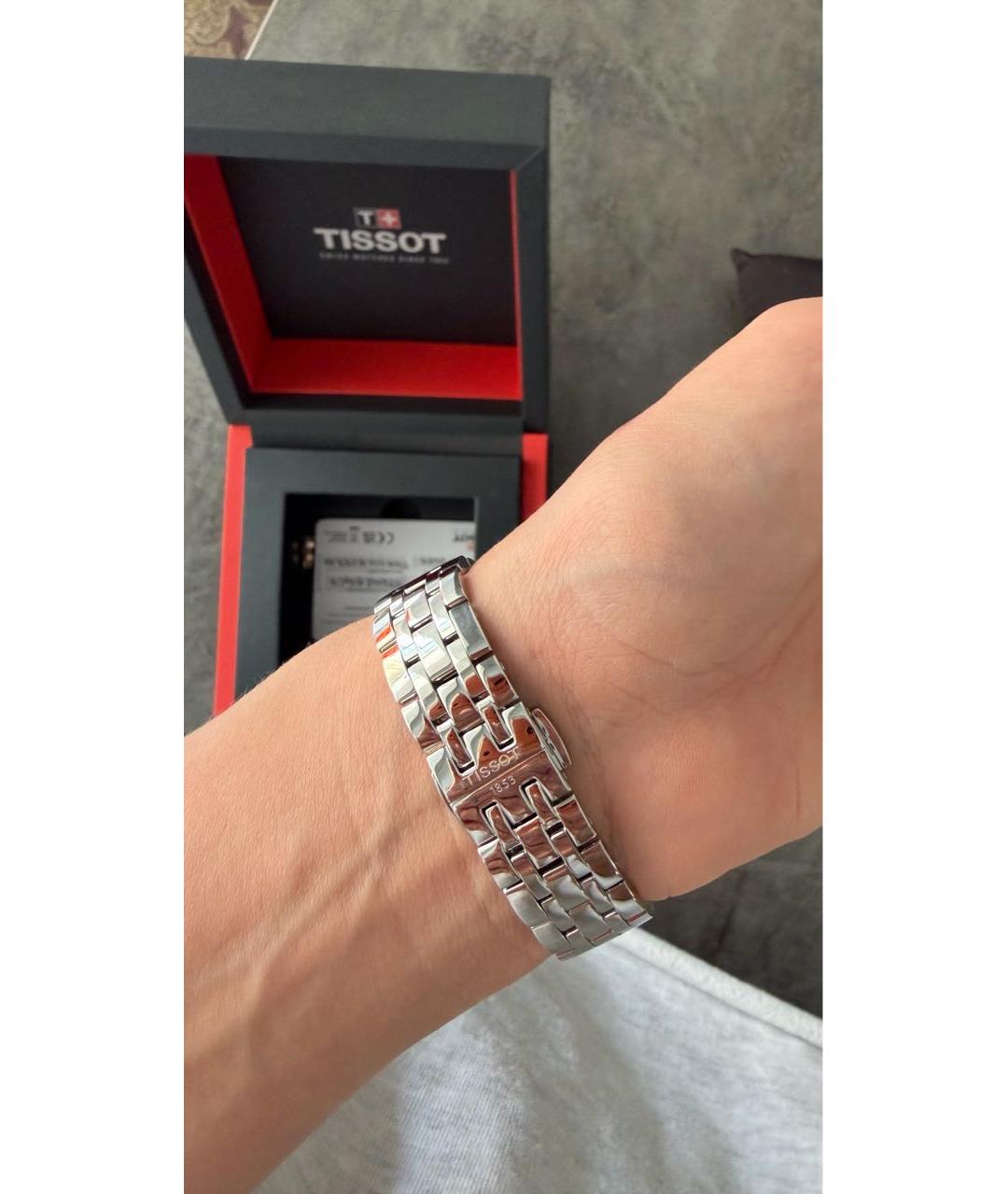 TISSOT Серебряные часы, фото 3