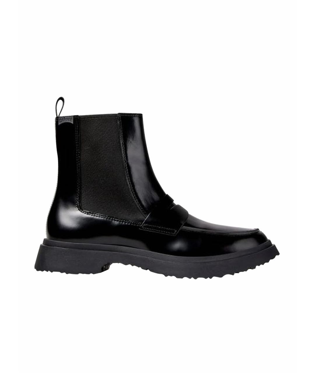 Camper Черные кожаные высокие ботинки, фото 1