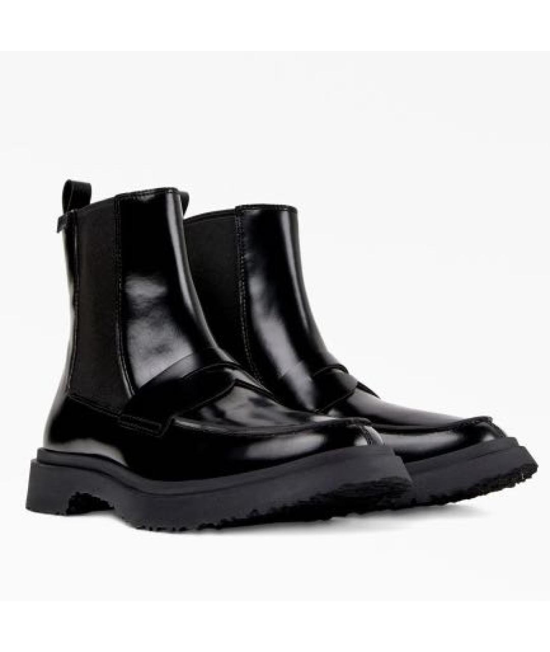 Camper Черные кожаные высокие ботинки, фото 2