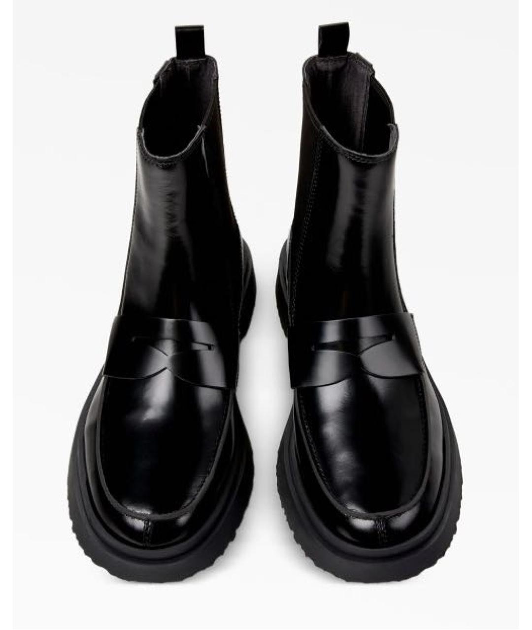 Camper Черные кожаные высокие ботинки, фото 8
