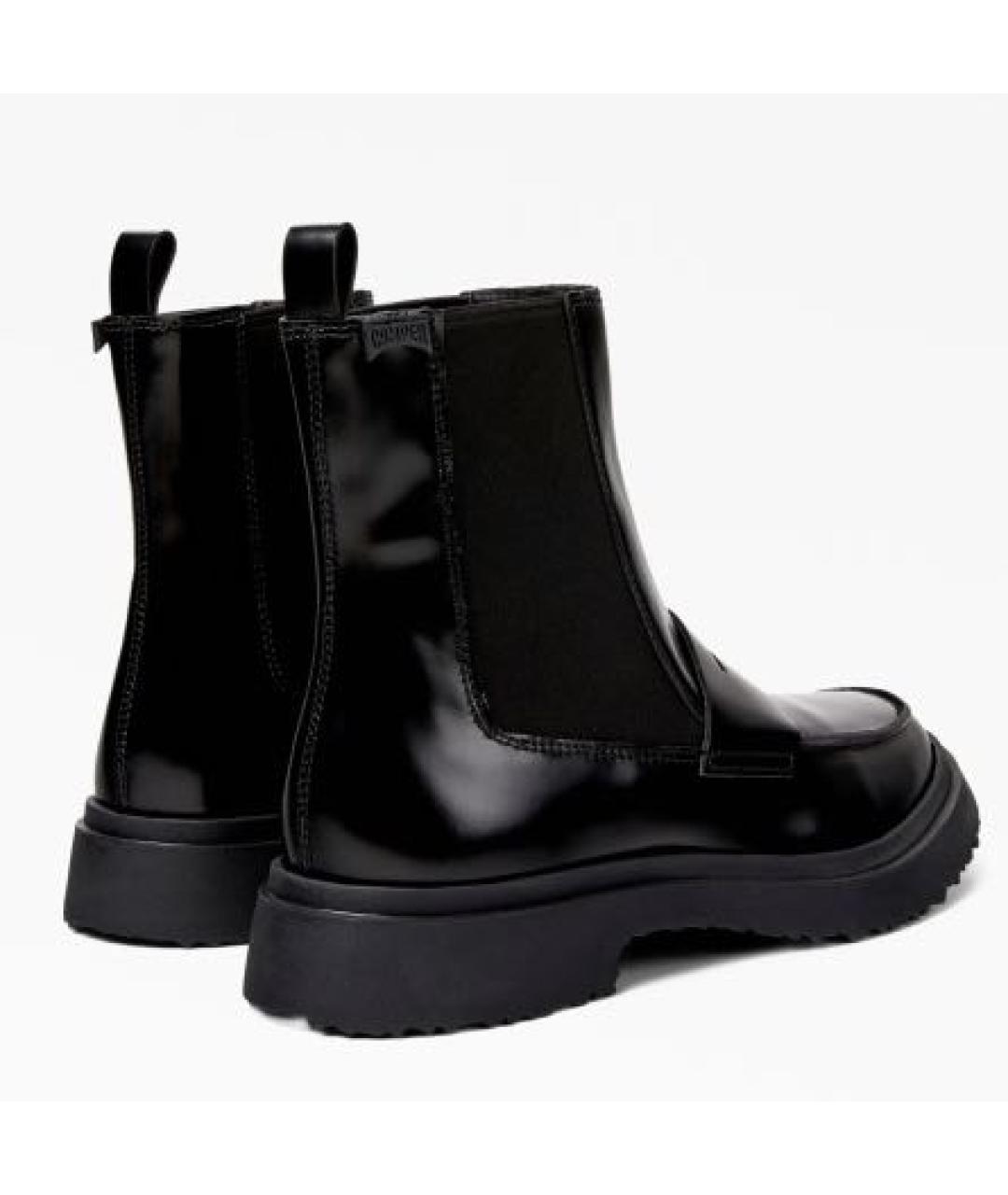 Camper Черные кожаные высокие ботинки, фото 4