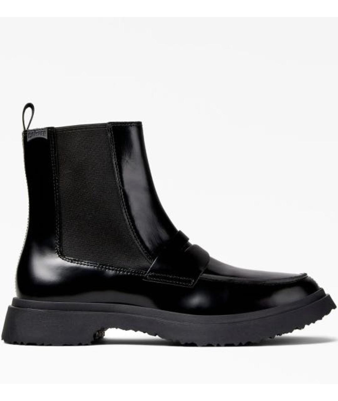 Camper Черные кожаные высокие ботинки, фото 9