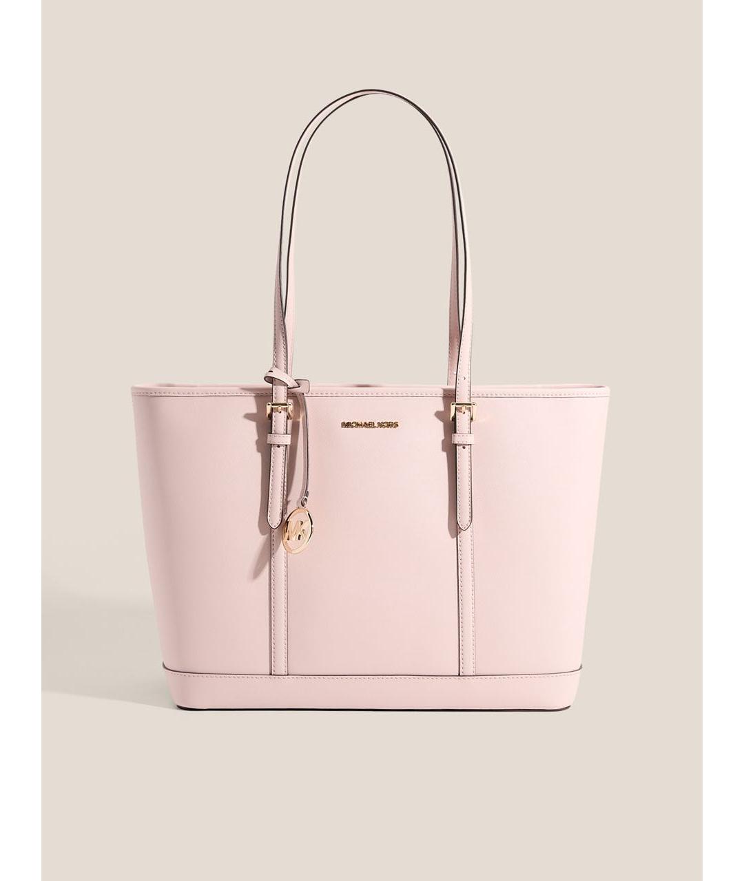 MICHAEL KORS Розовая кожаная сумка тоут, фото 4