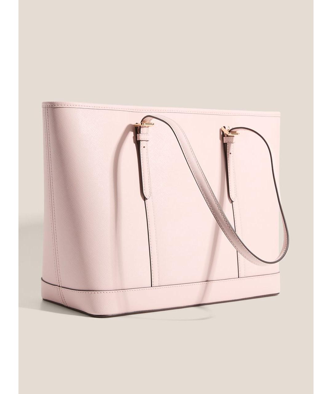 MICHAEL KORS Розовая кожаная сумка тоут, фото 2