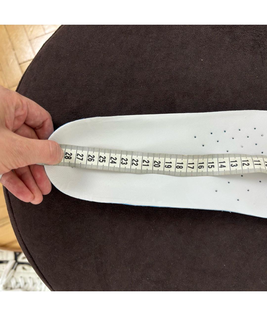 PREMIATA Белые кожаные низкие кроссовки / кеды, фото 6