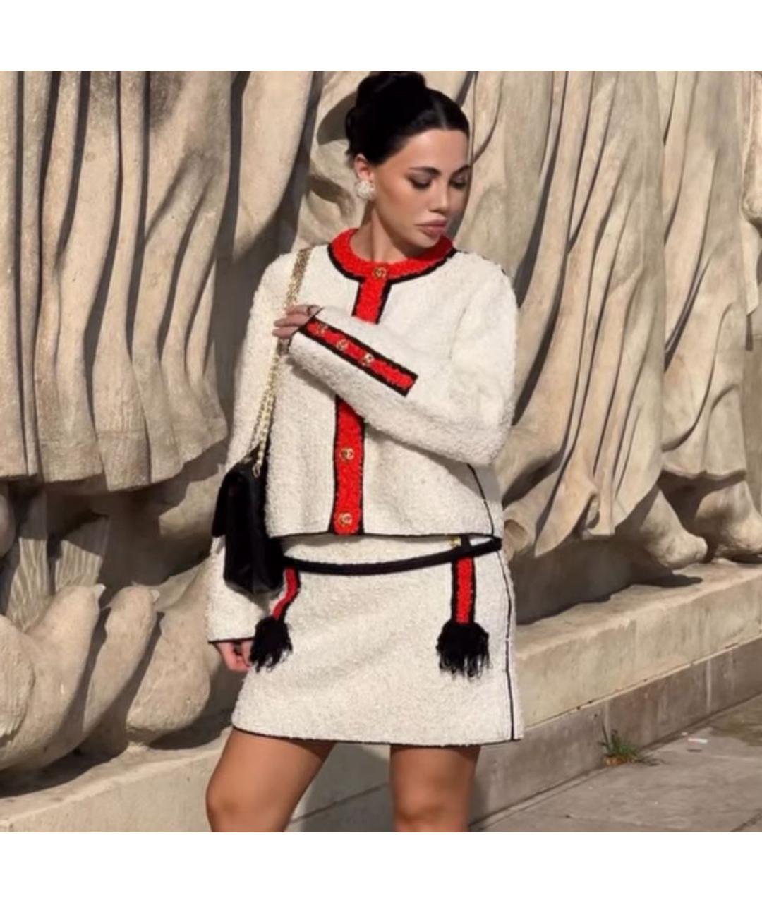 CHANEL Белый жакет/пиджак, фото 3