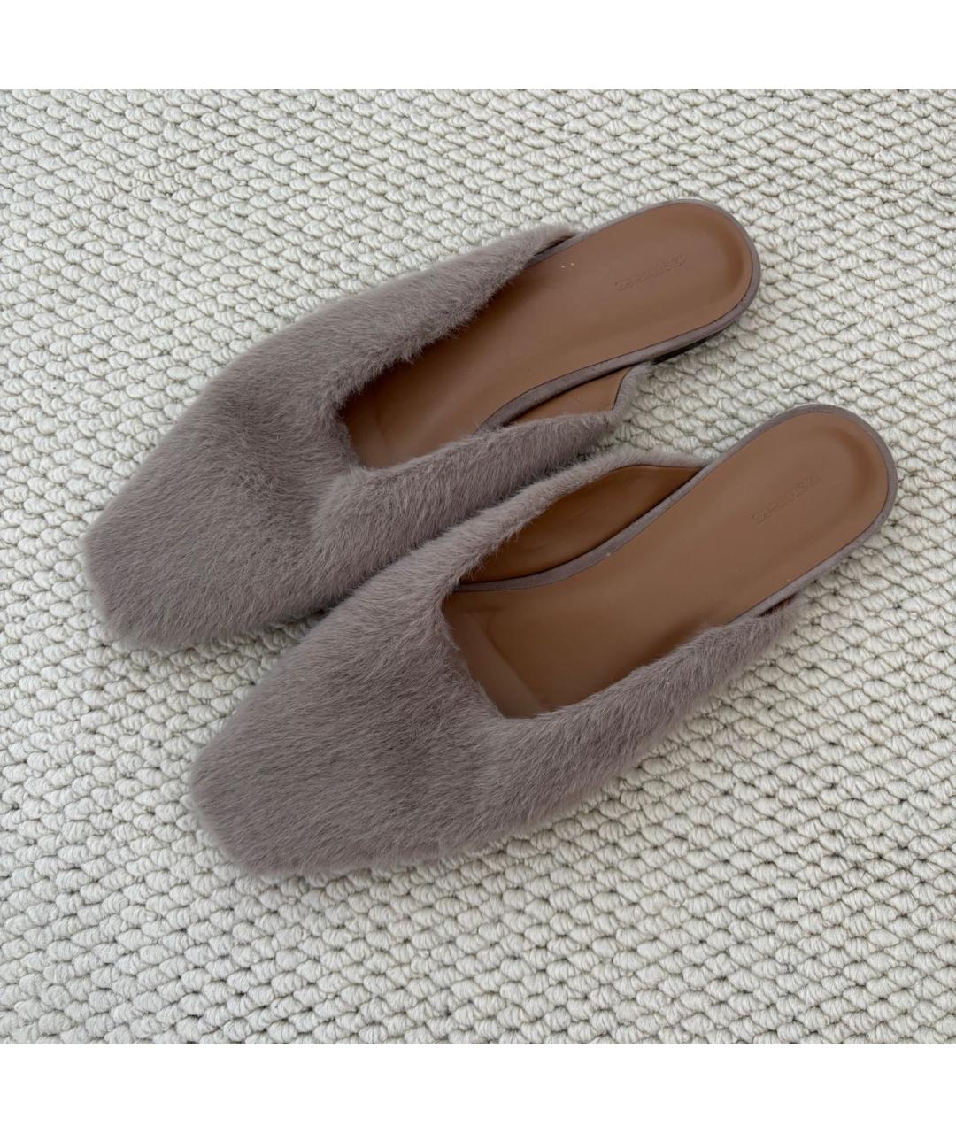 12 STOREEZ Серые синтетические мюли, фото 2