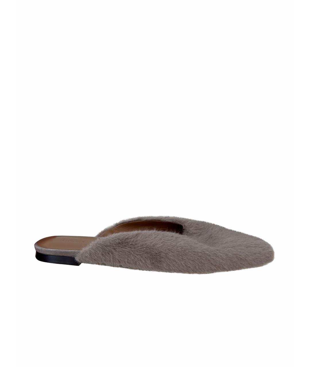 12 STOREEZ Серые синтетические мюли, фото 1