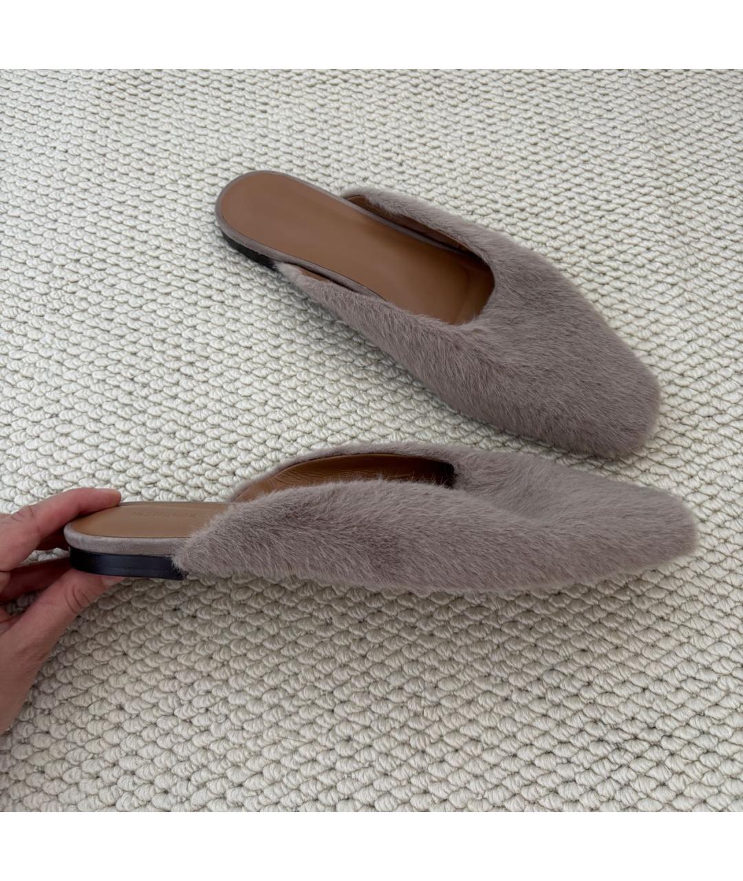 12 STOREEZ Серые синтетические мюли, фото 9