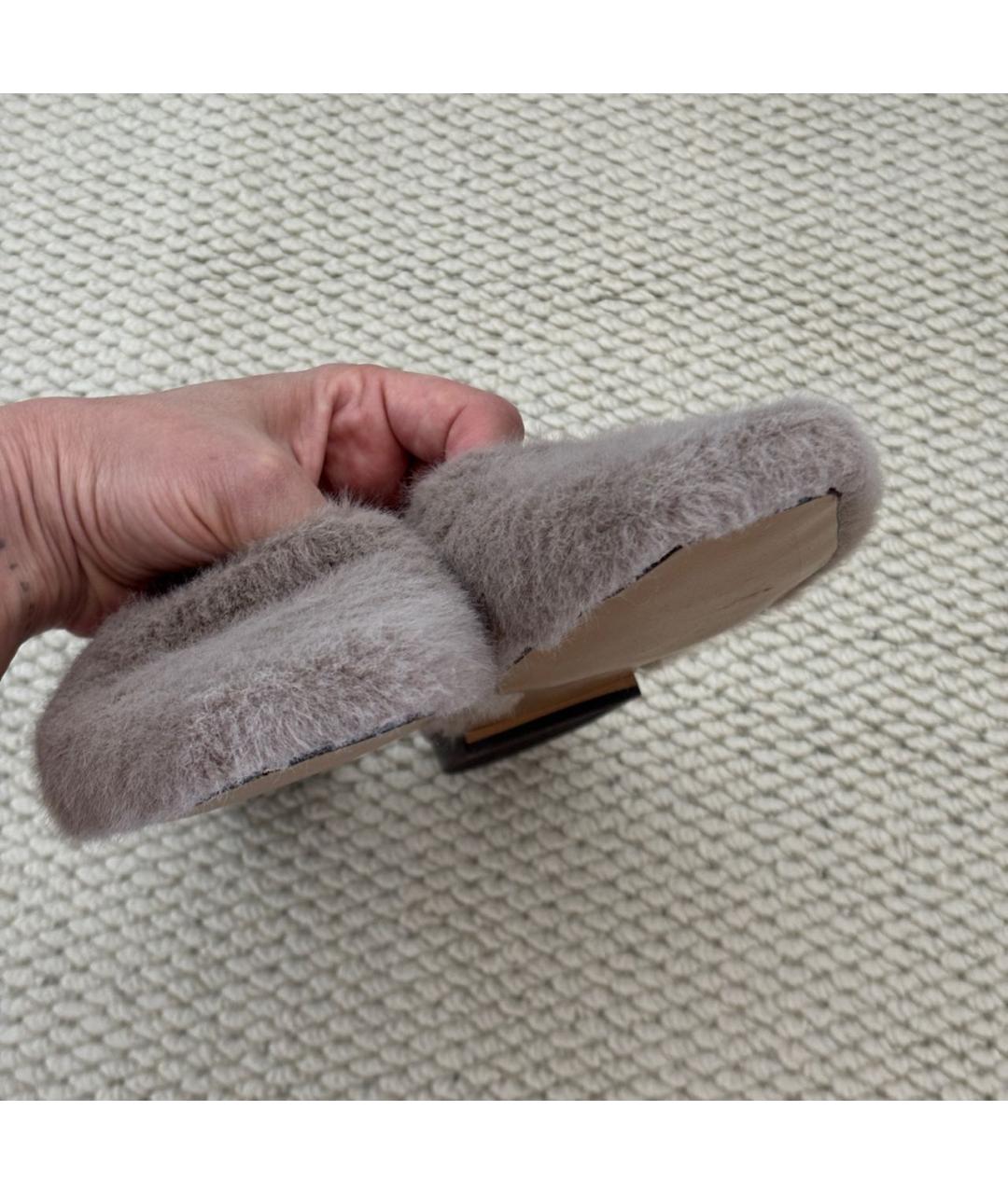 12 STOREEZ Серые синтетические мюли, фото 6