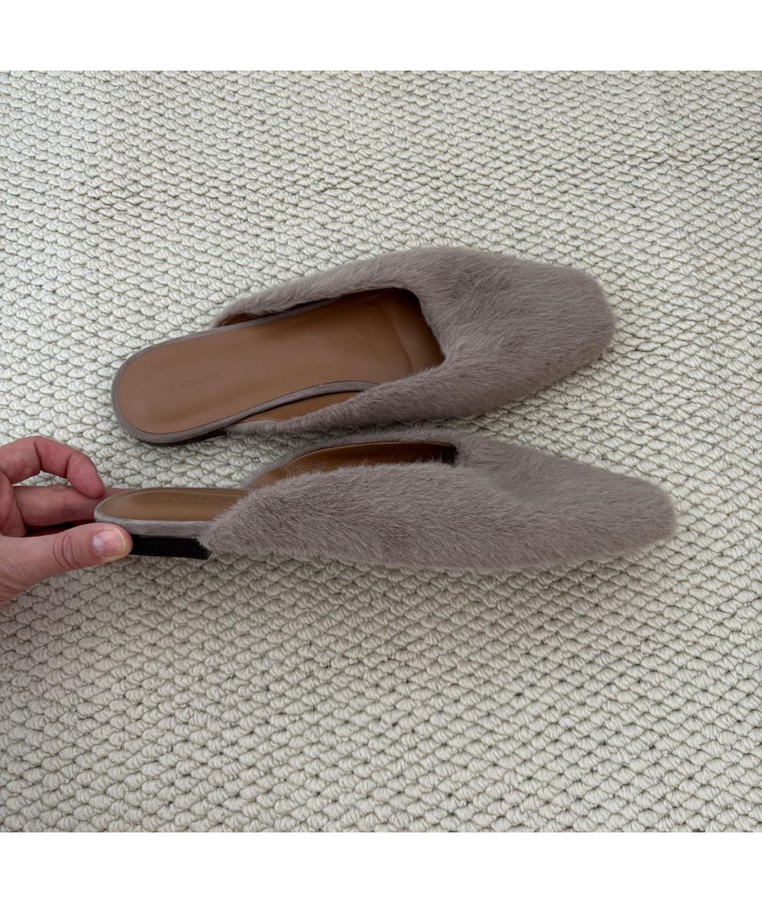 12 STOREEZ Серые синтетические мюли, фото 7