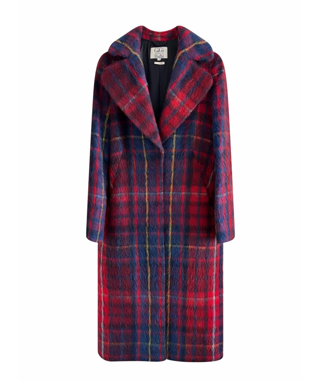 TOMMY HILFIGER Бордовое полиэстеровое пальто, фото 1