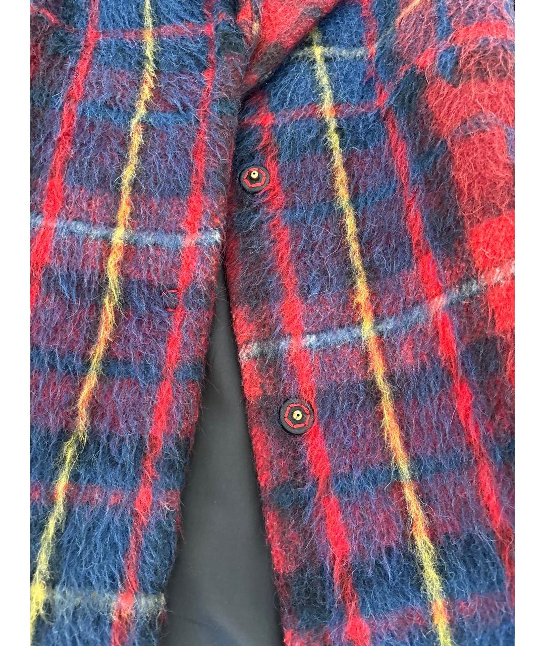 TOMMY HILFIGER Бордовое полиэстеровое пальто, фото 7