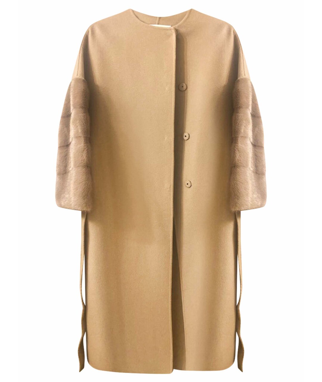 AVAADORE Бежевое кашемировое пальто, фото 1