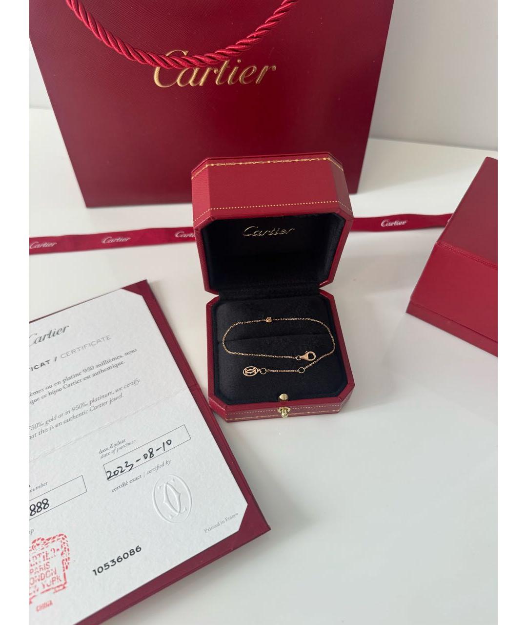 CARTIER Золотой браслет из желтого золота, фото 4