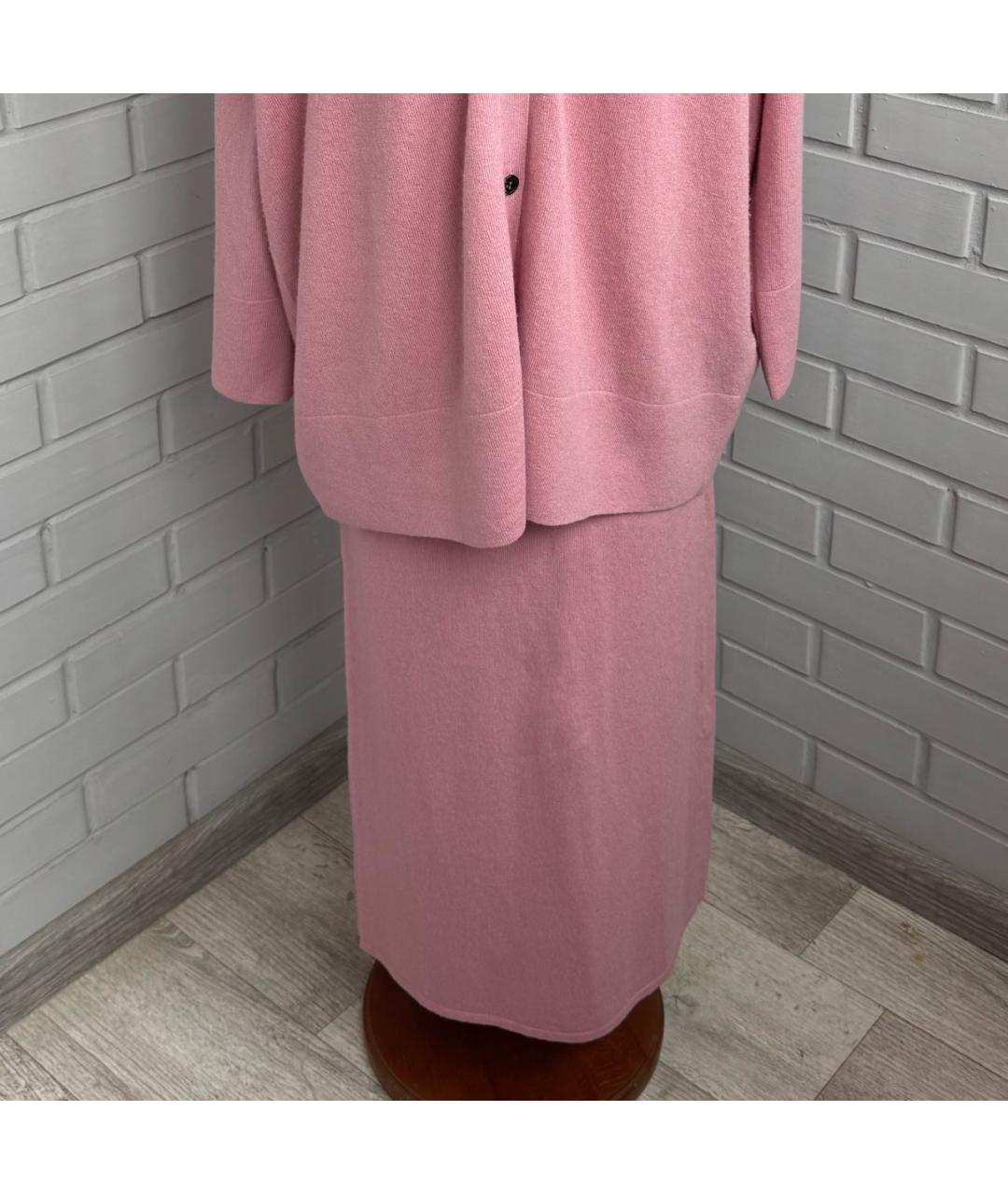 12 STOREEZ Розовый шерстяной костюм с юбками, фото 2