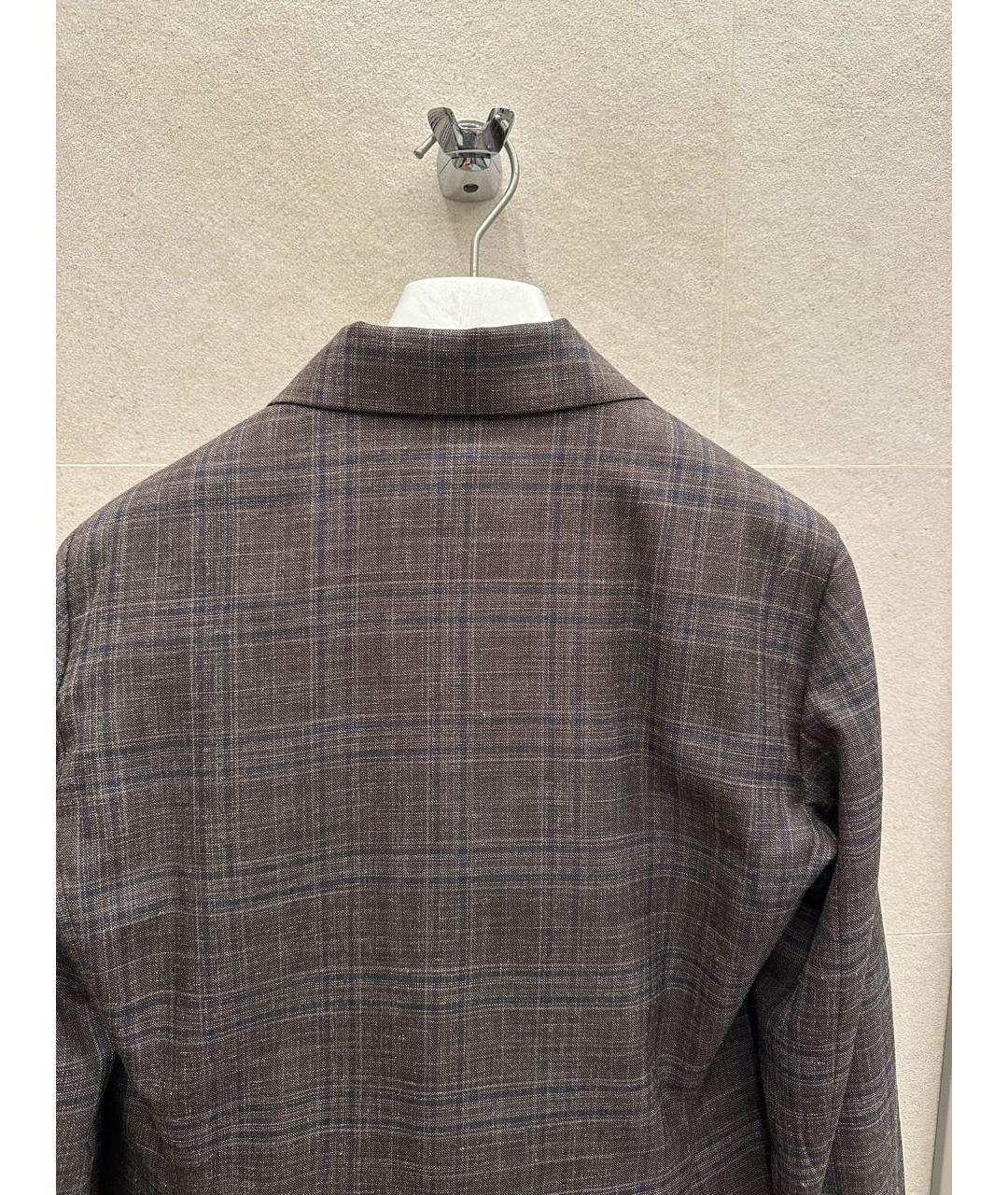 FABIANA FILIPPI Антрацитовый шерстяной костюм с брюками, фото 3