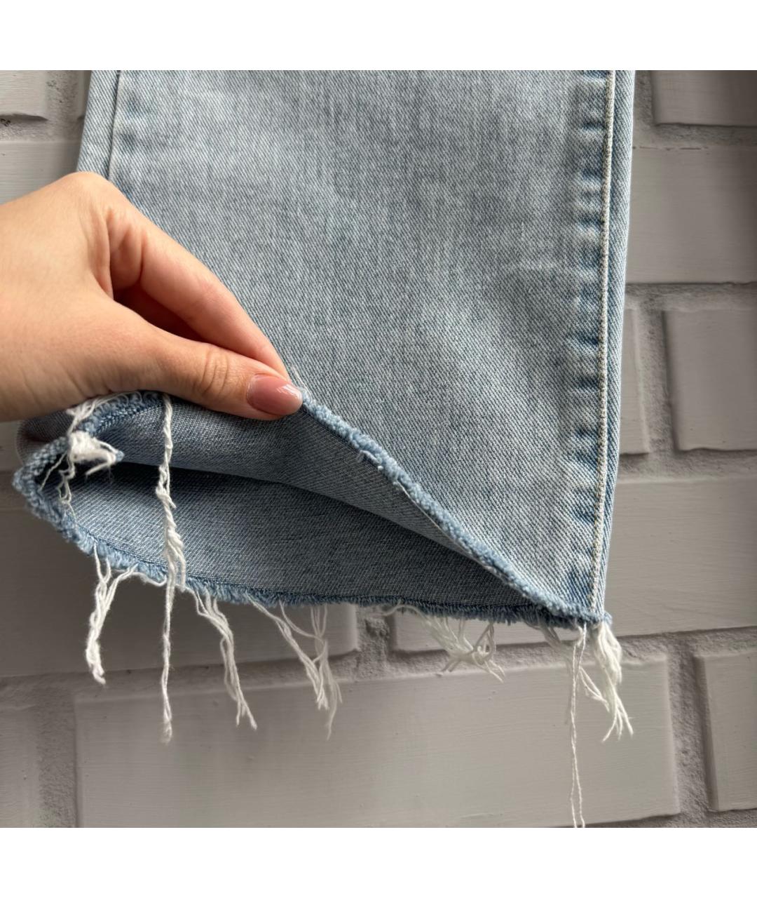 AUTENTIMENTS Голубые хлопковые прямые джинсы, фото 6