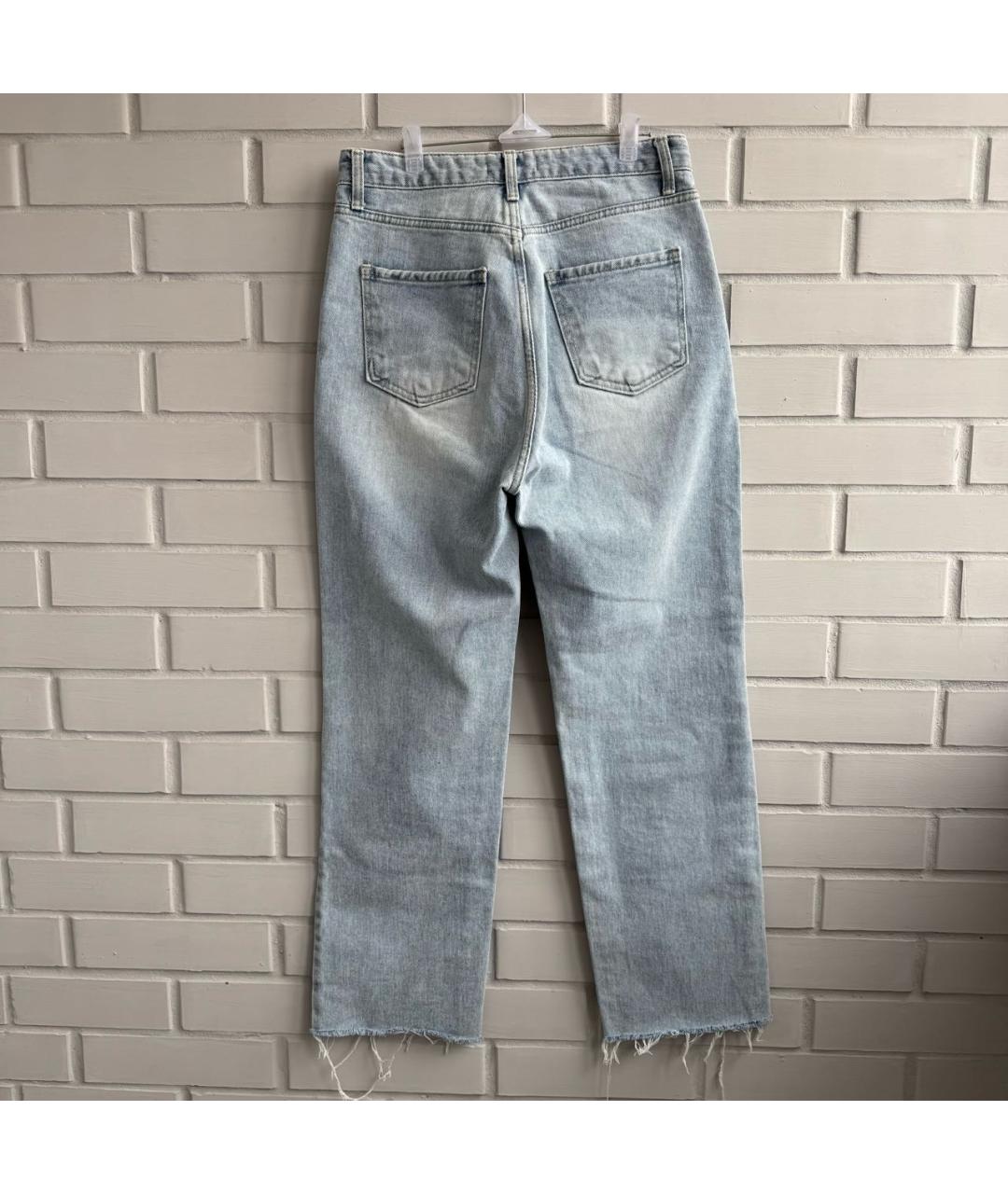 AUTENTIMENTS Голубые хлопковые прямые джинсы, фото 2