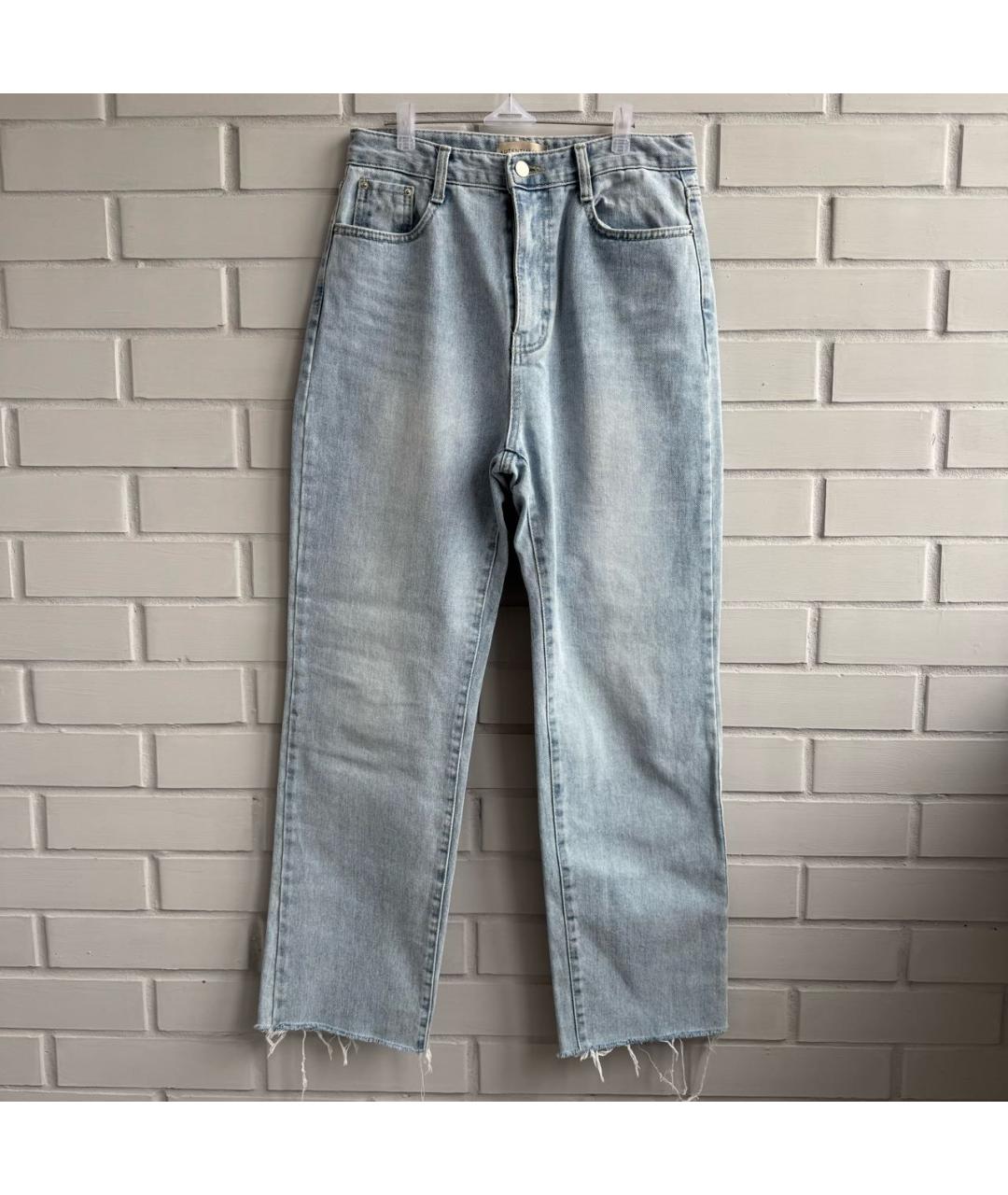 AUTENTIMENTS Голубые хлопковые прямые джинсы, фото 7