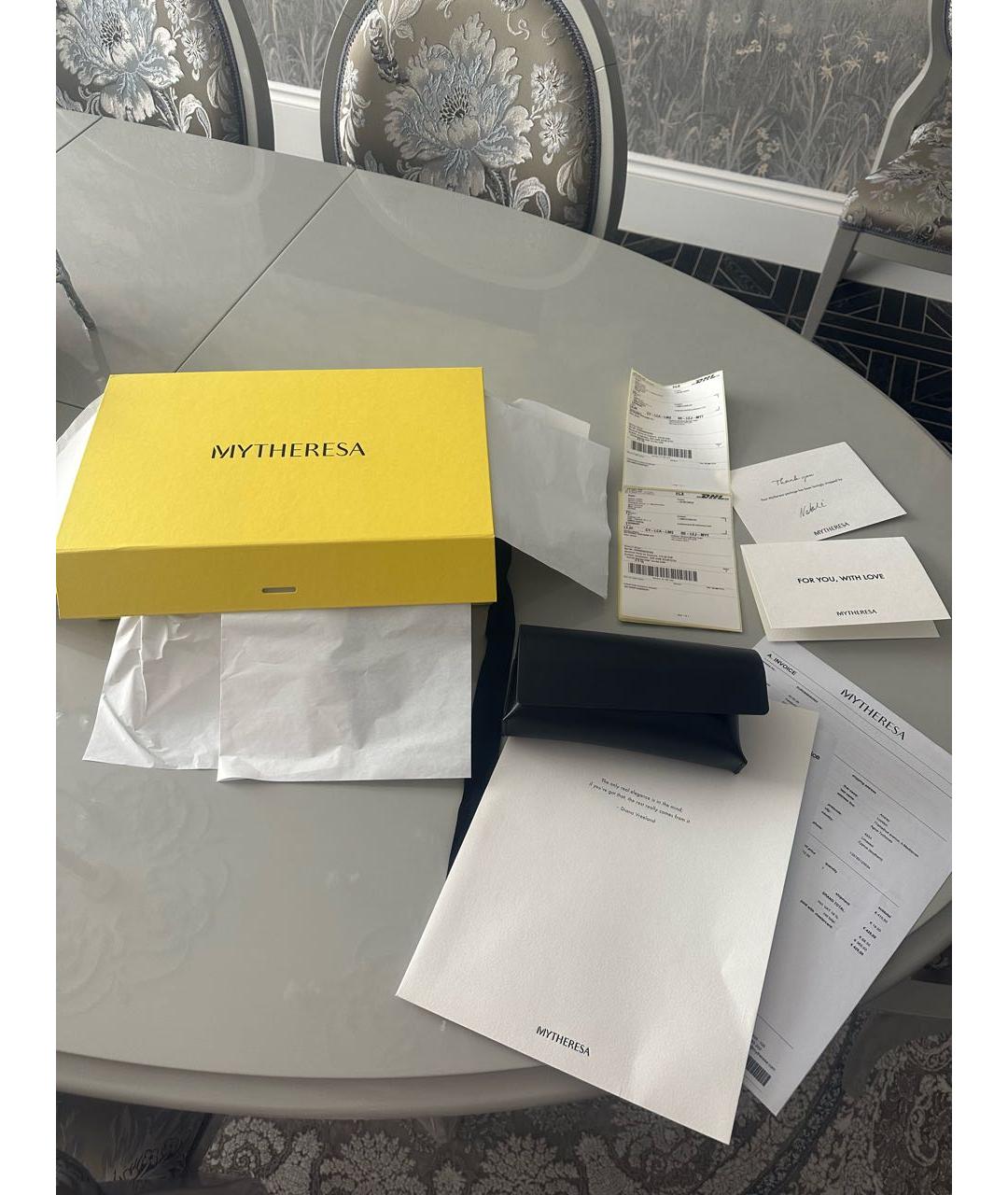 SAINT LAURENT Коричневые пластиковые солнцезащитные очки, фото 4