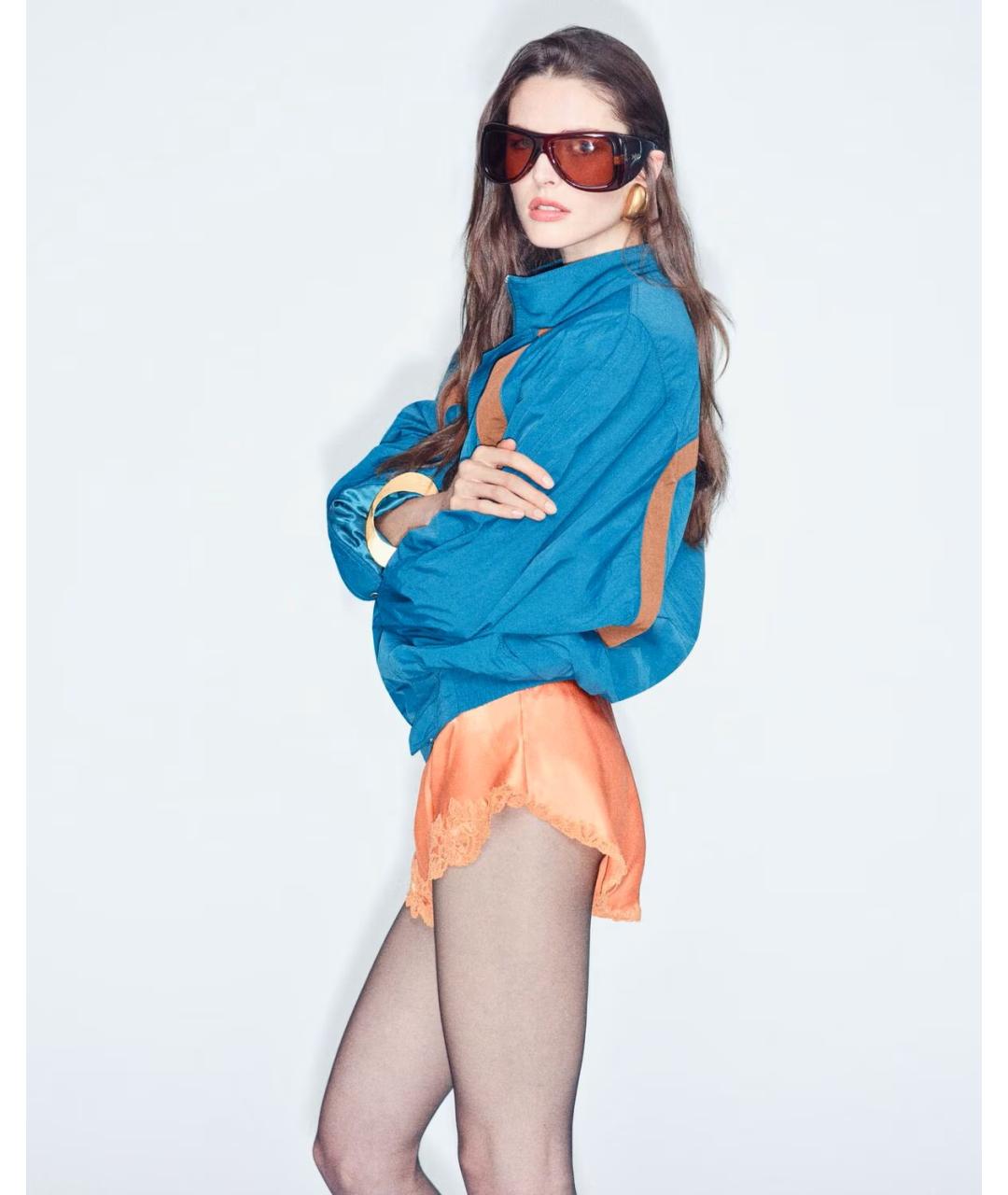 SAINT LAURENT Бирюзовая куртка, фото 4