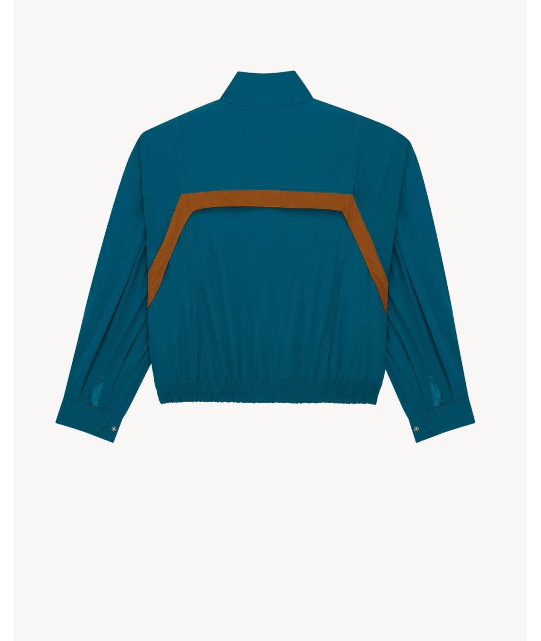 SAINT LAURENT Бирюзовая куртка, фото 2