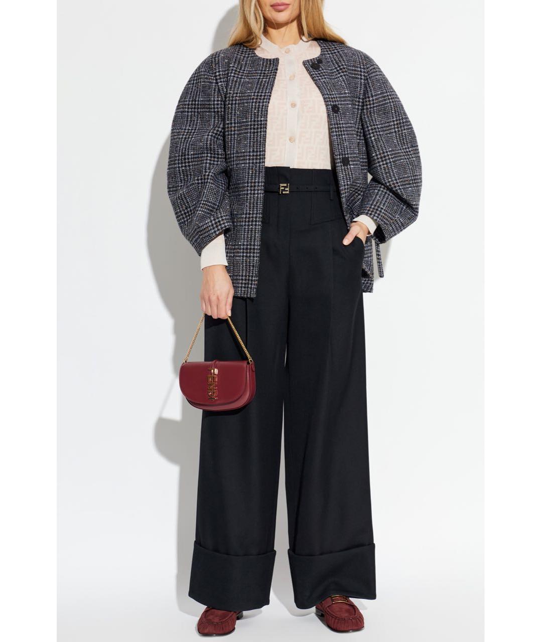 FENDI Розовый шерстяной кардиган, фото 5