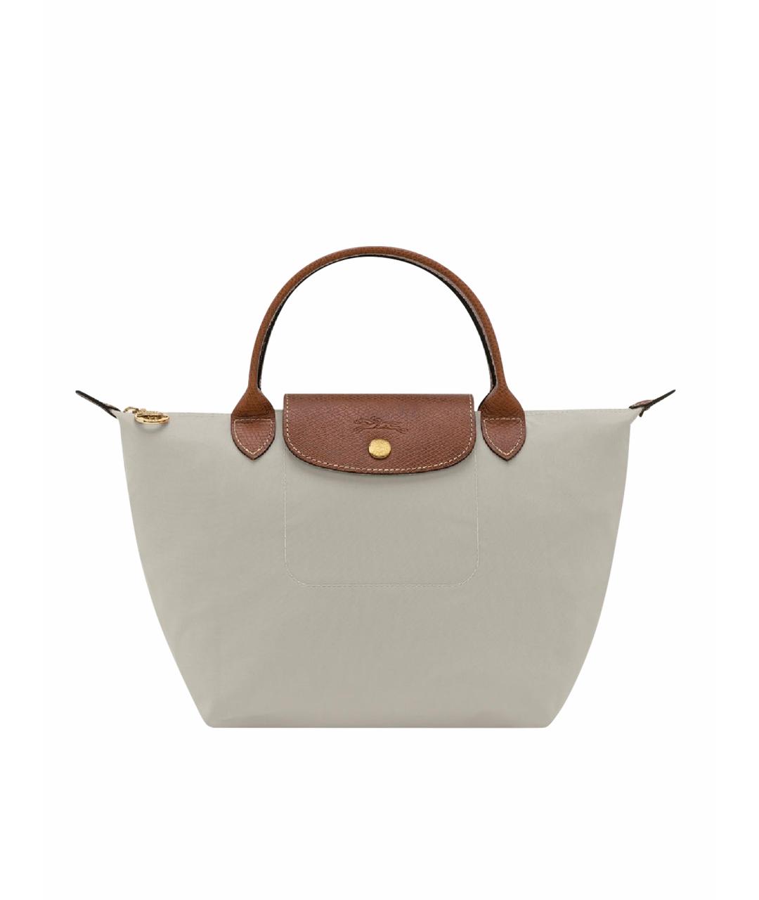 LONGCHAMP Серая сумка с короткими ручками, фото 1