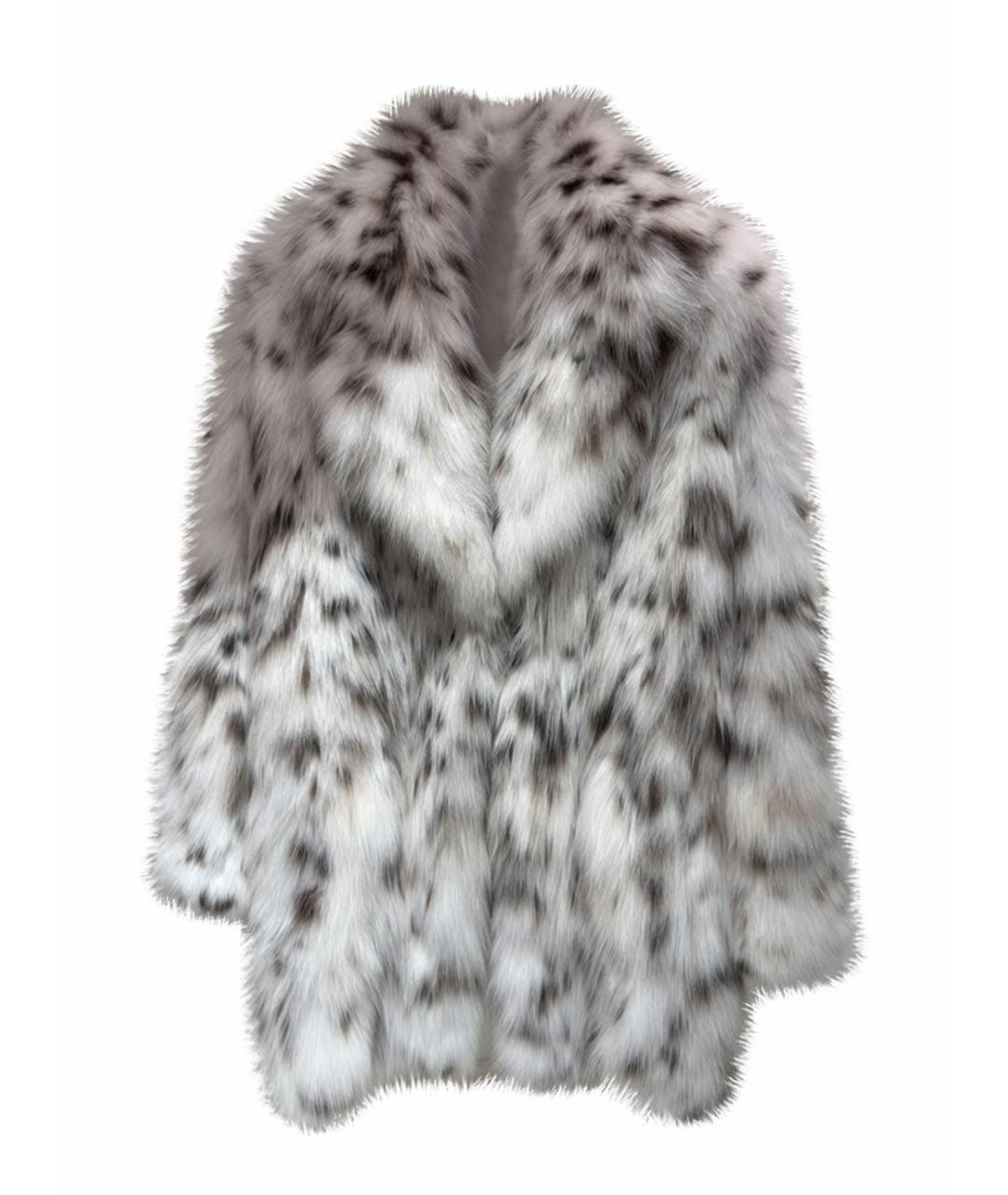 #MUMOFSIX Белая меховая шуба, фото 1