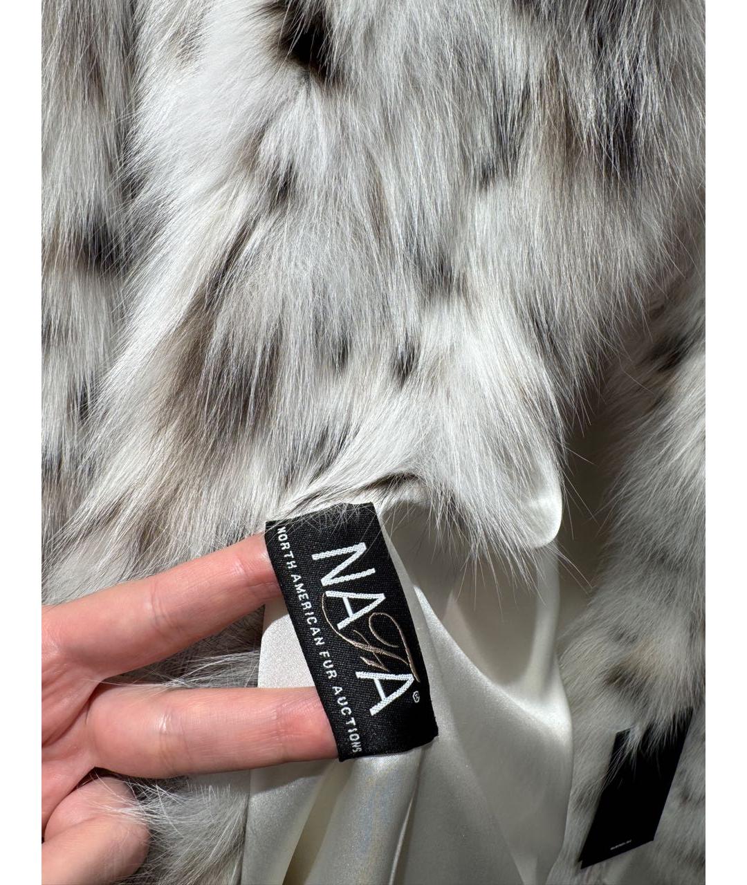 #MUMOFSIX Белая меховая шуба, фото 3