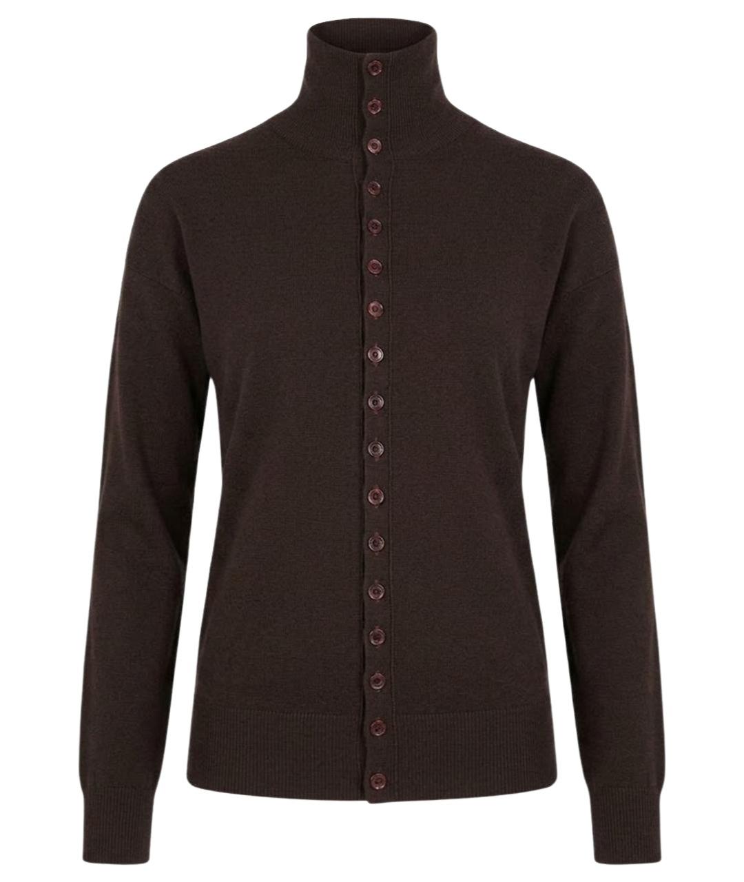 LEMAIRE Коричневый шерстяной джемпер / свитер, фото 1