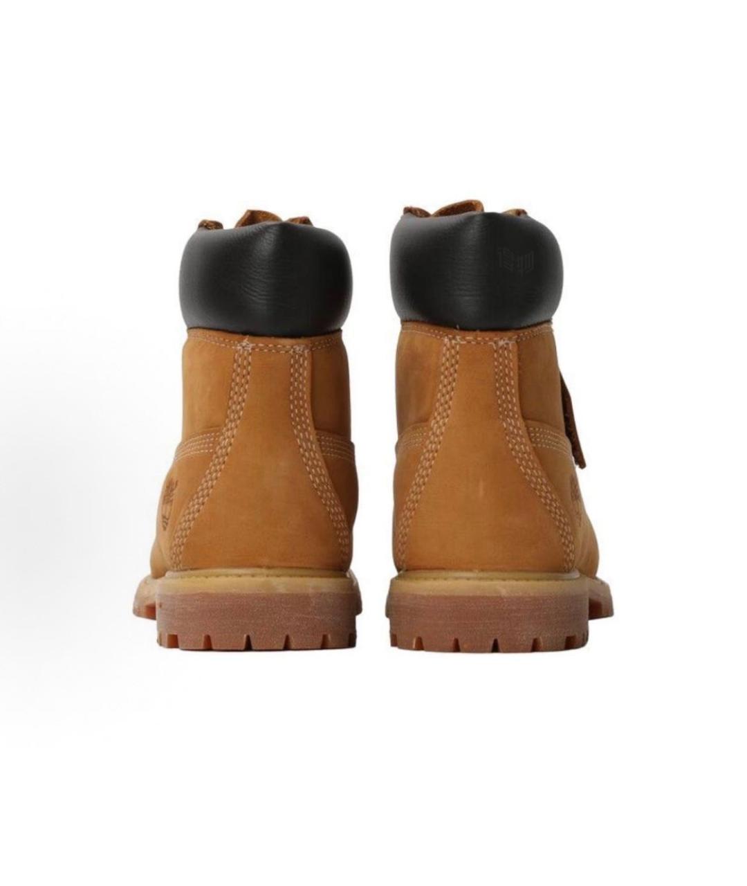 TIMBERLAND Коричневые нубуковые высокие ботинки, фото 3