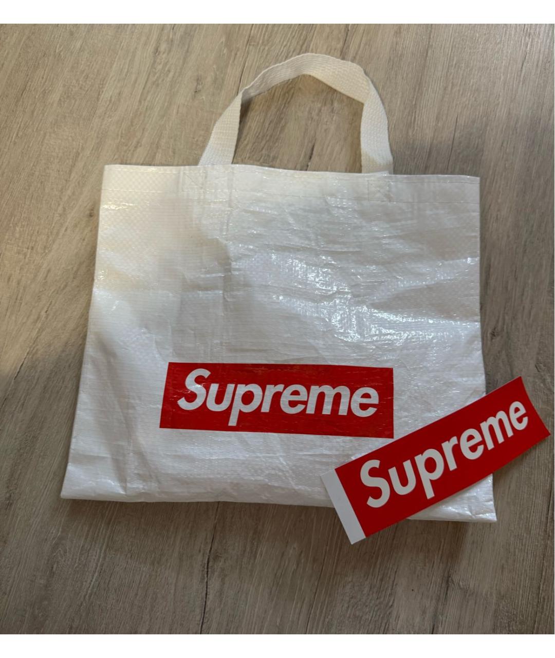 SUPREME Черная хлопковая футболка, фото 4