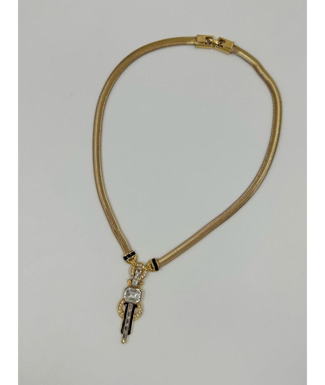 GIVENCHY Золотое позолоченное колье, фото 9