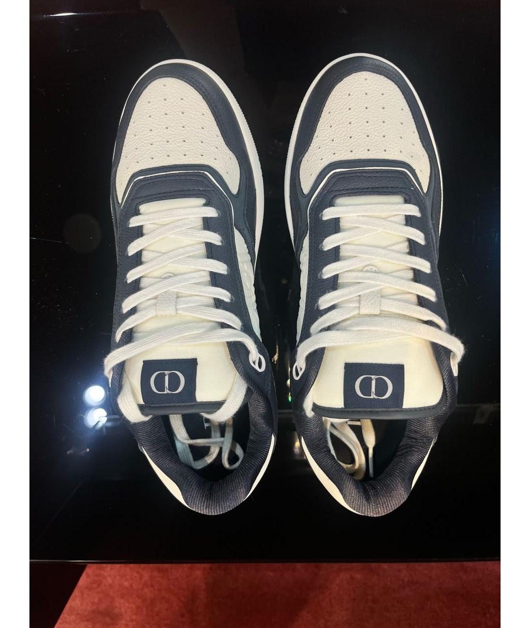 CHRISTIAN DIOR Мульти кожаные низкие кроссовки / кеды, фото 2