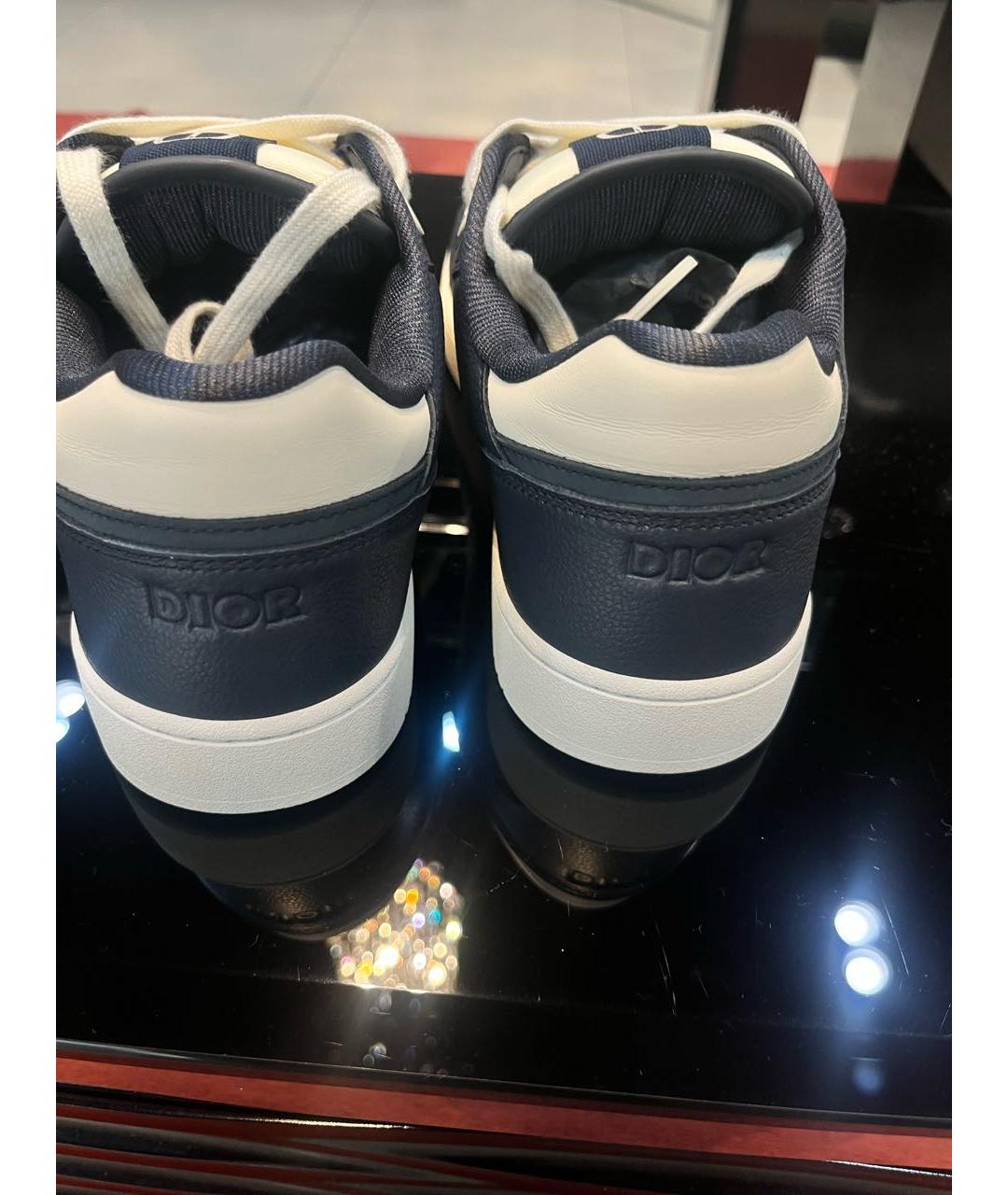 CHRISTIAN DIOR Мульти кожаные низкие кроссовки / кеды, фото 3